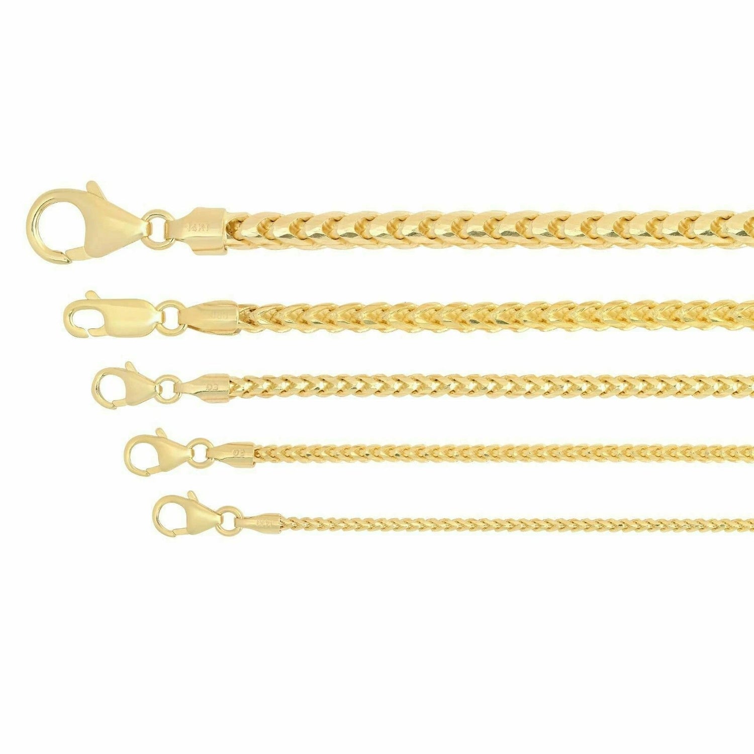 14K Solid Franco Chain