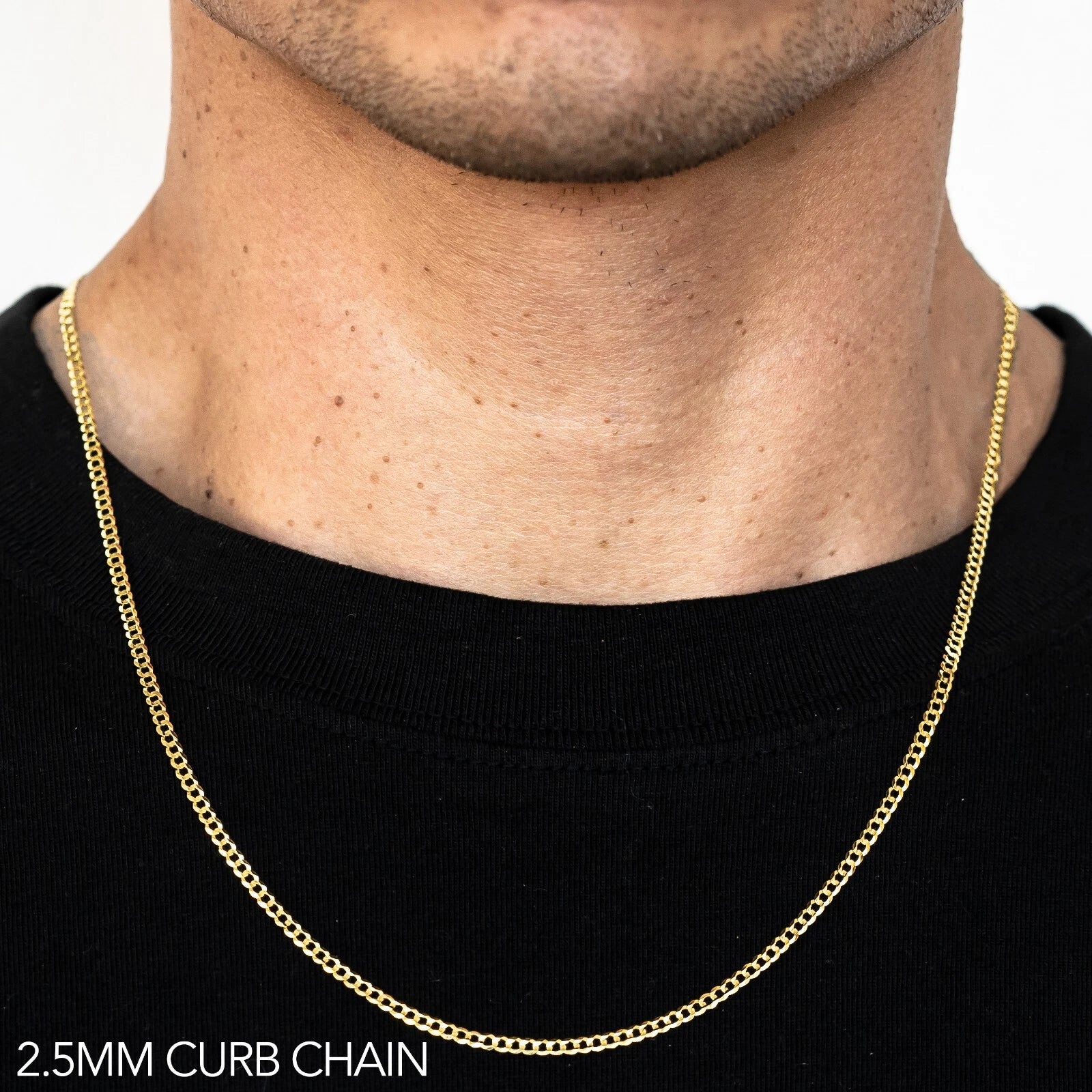 10K Curb Chain Necklace
